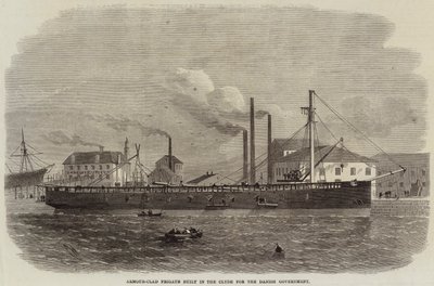 Fregata corazzata costruita nel Clyde per il governo danese da Edwin Weedon
